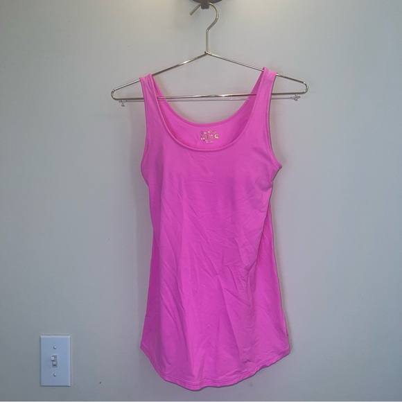 Lilly Pulitzer Tops - Lilly Pulitzer Pink Athletic Tank Top XS | Stretch Activewear Performance Top